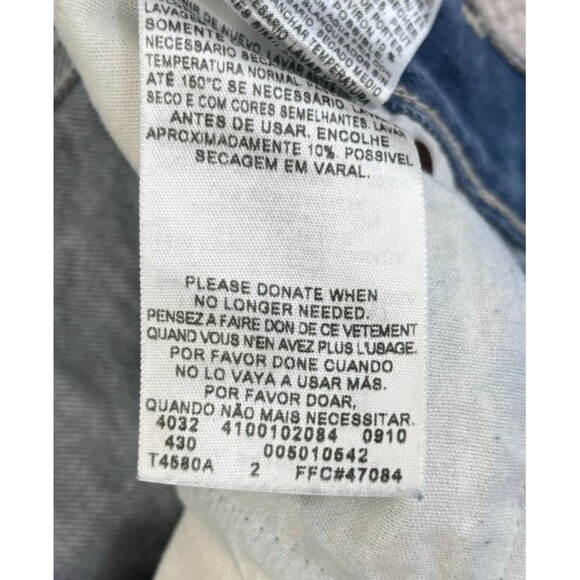 Levi’s 501 Jeans Men’s 44x32 (40x30.5) Straight Leg Button Fly Medium Wash Blue - Picture 13 of 13